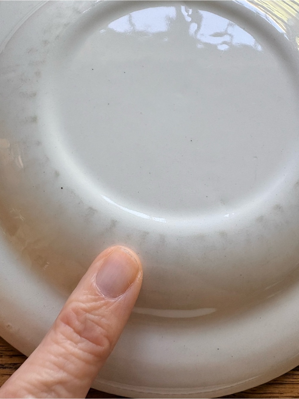Vintage Currier & Ives Washington’s Birthplace set of three plates- ~7.25 inches - Picture 7 of 15